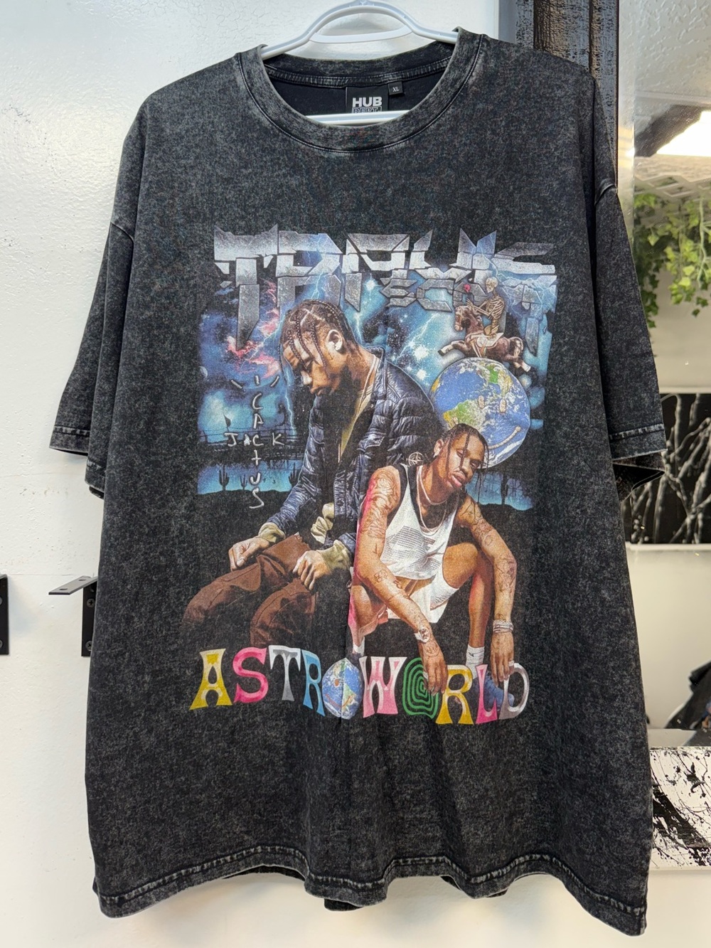 Astroworld Graphic Tee - Black Mineral Wash